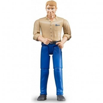 Фигурка мужчины BRUDER голубые джинсы Фигурка мужчины BRUDER голубые джинсы