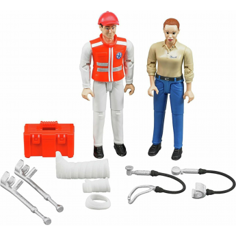 Фигурки скорая помощь BRUDER с аксессуарами Фигурки скорая помощь BRUDER с аксессуарами