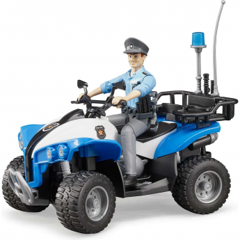Квадроцикл полицейский BRUDER с фигуркой